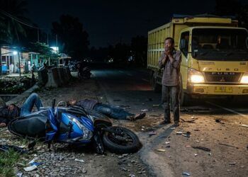 Sepeda Motornya Tabrakan dengan Truk di Padang, Pengendara Tewas
