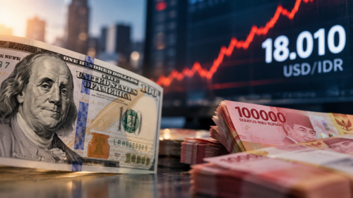 Rupiah Terpukul, Dolar AS Kembali Tembus Rp18.000