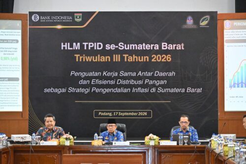Inflasi Sumbar Mulai Melandai, Tekanan Harga Tetap Diantisipasi