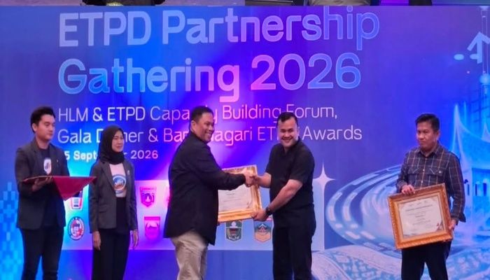 Bank Nagari menggelar ETPD Partnership Gathering & ETPD Award 2026 di Hotel Mercure Padang, Jumat (25/9/2026).