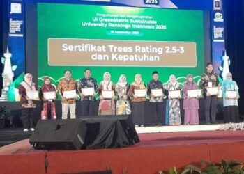 UIN Imam Bonjol Padang Raih 3 TREES Rating pada Sustainability Program 2026