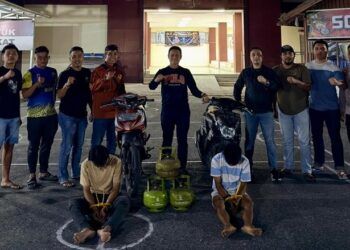 Tak Punya Uang Beli Sabu-Sabu, 2 Pemuda di Kabupaten Solok Curi Tabung Gas di Toko